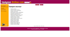 Desktop Screenshot of encreur.tampon-online.com