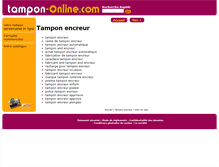 Tablet Screenshot of encreur.tampon-online.com